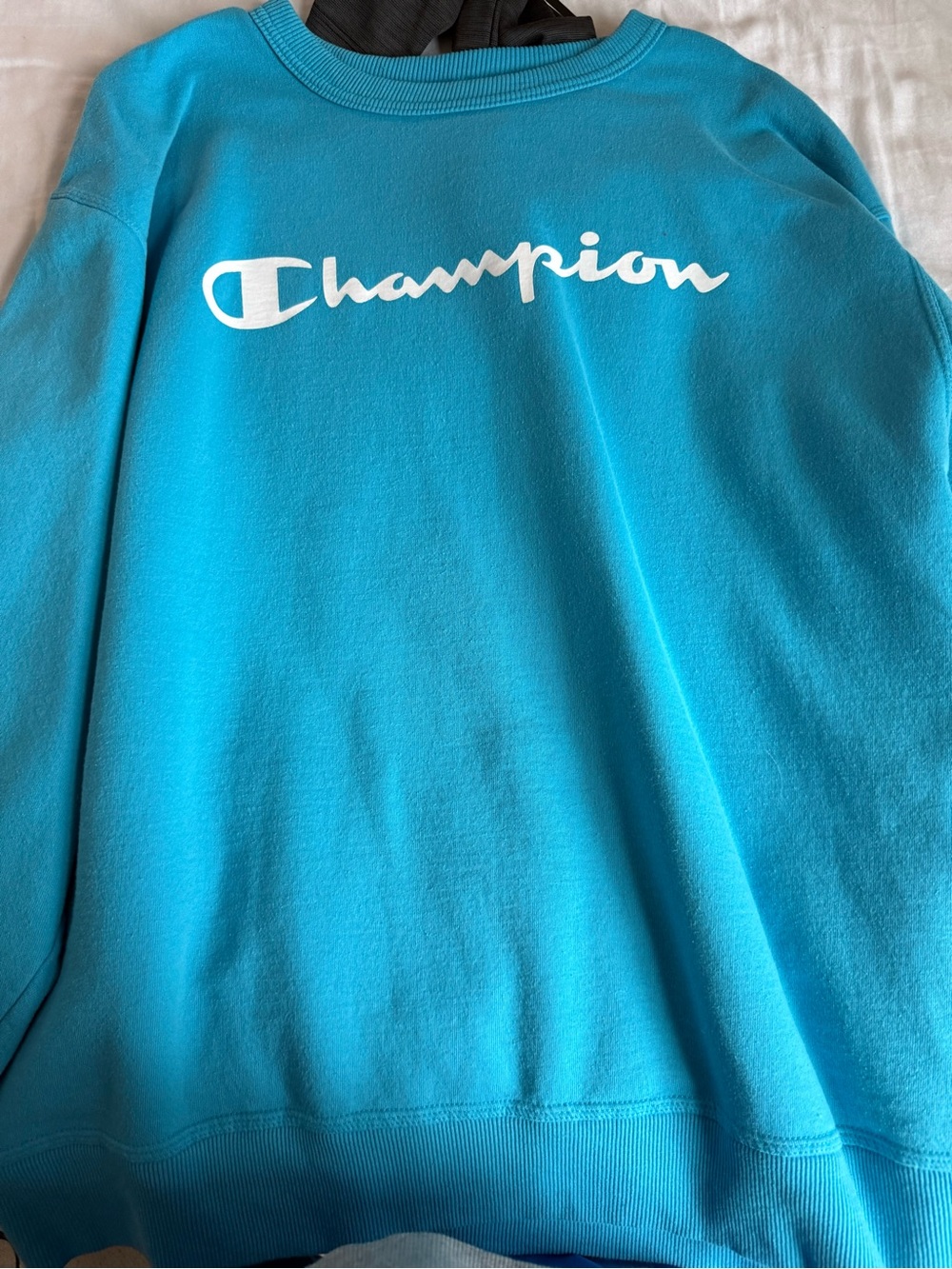 Champion Bright Teal Pullover Sweatshirt